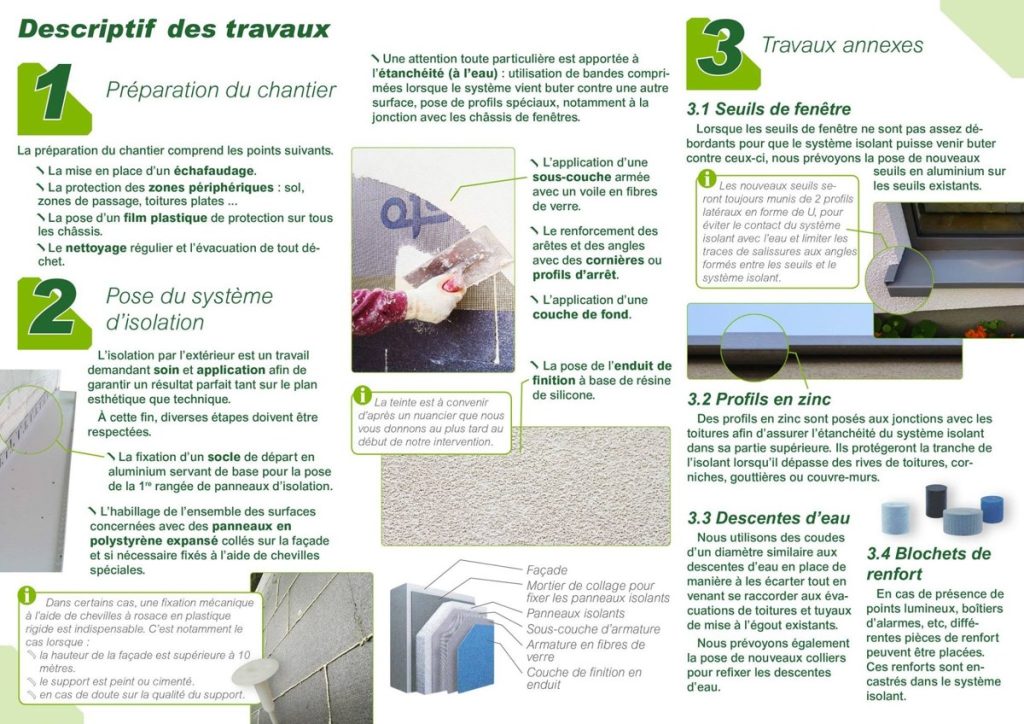 Aperçu de la brochure Sematec : descriptif des travaux