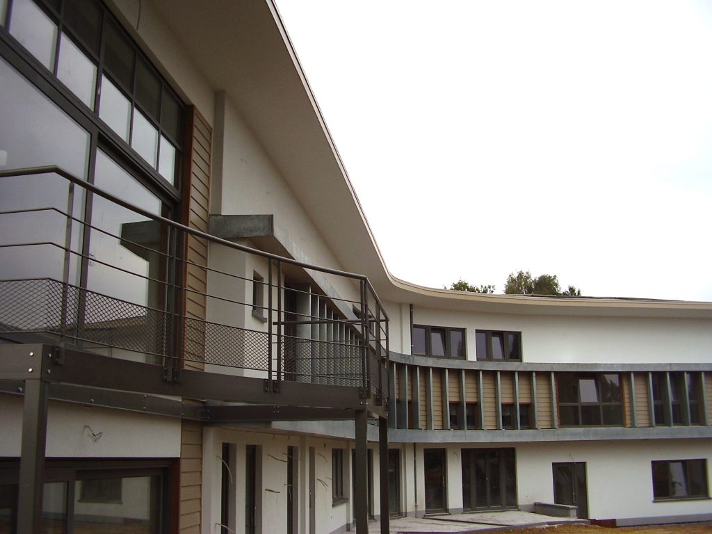 Cour intérieure d'un immeuble rénové