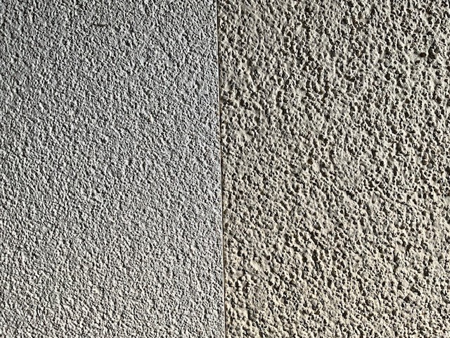 Enduits à base de résine de silicone, deux grains différents
