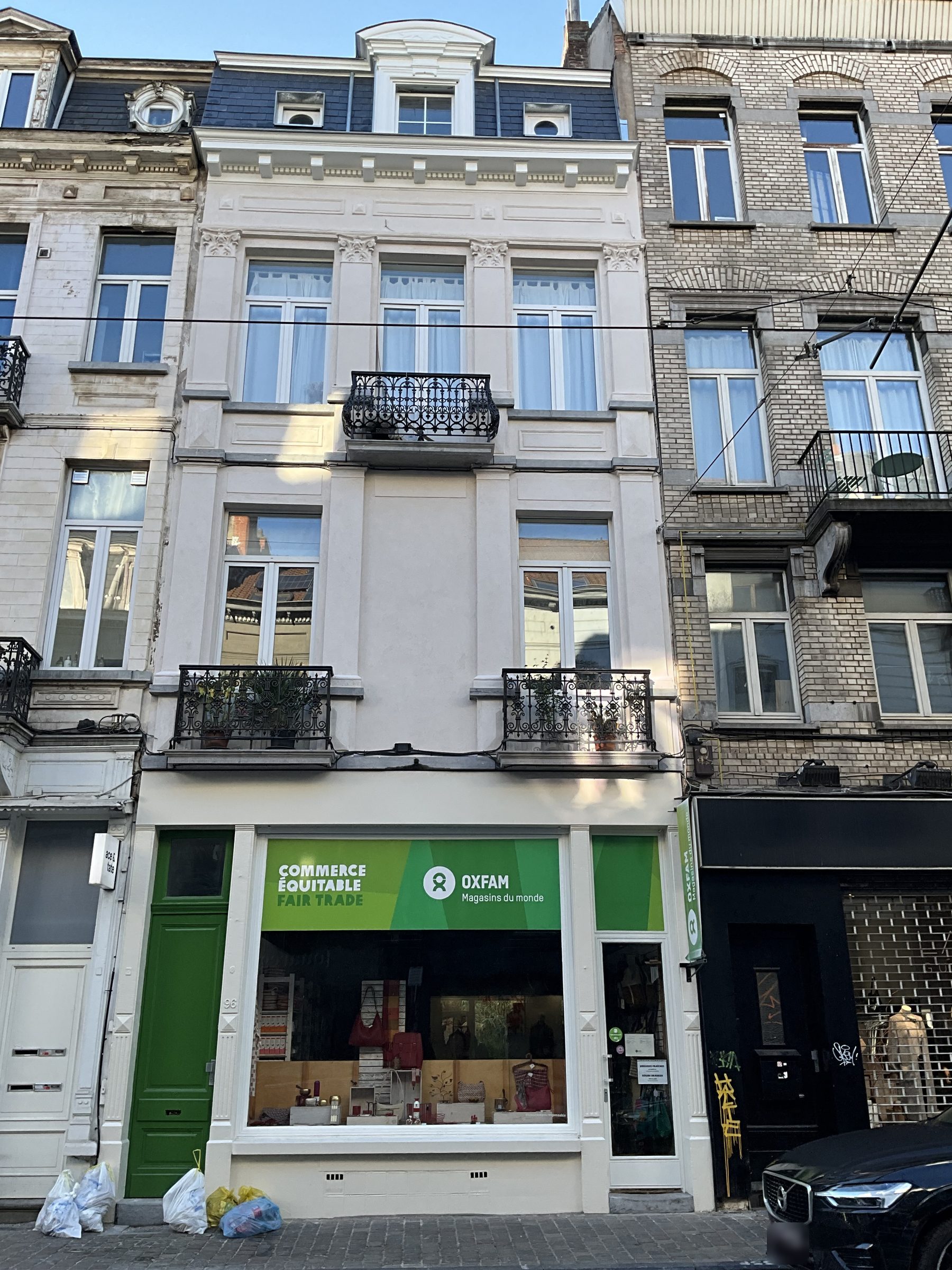 Façade après rénovation à la chaux